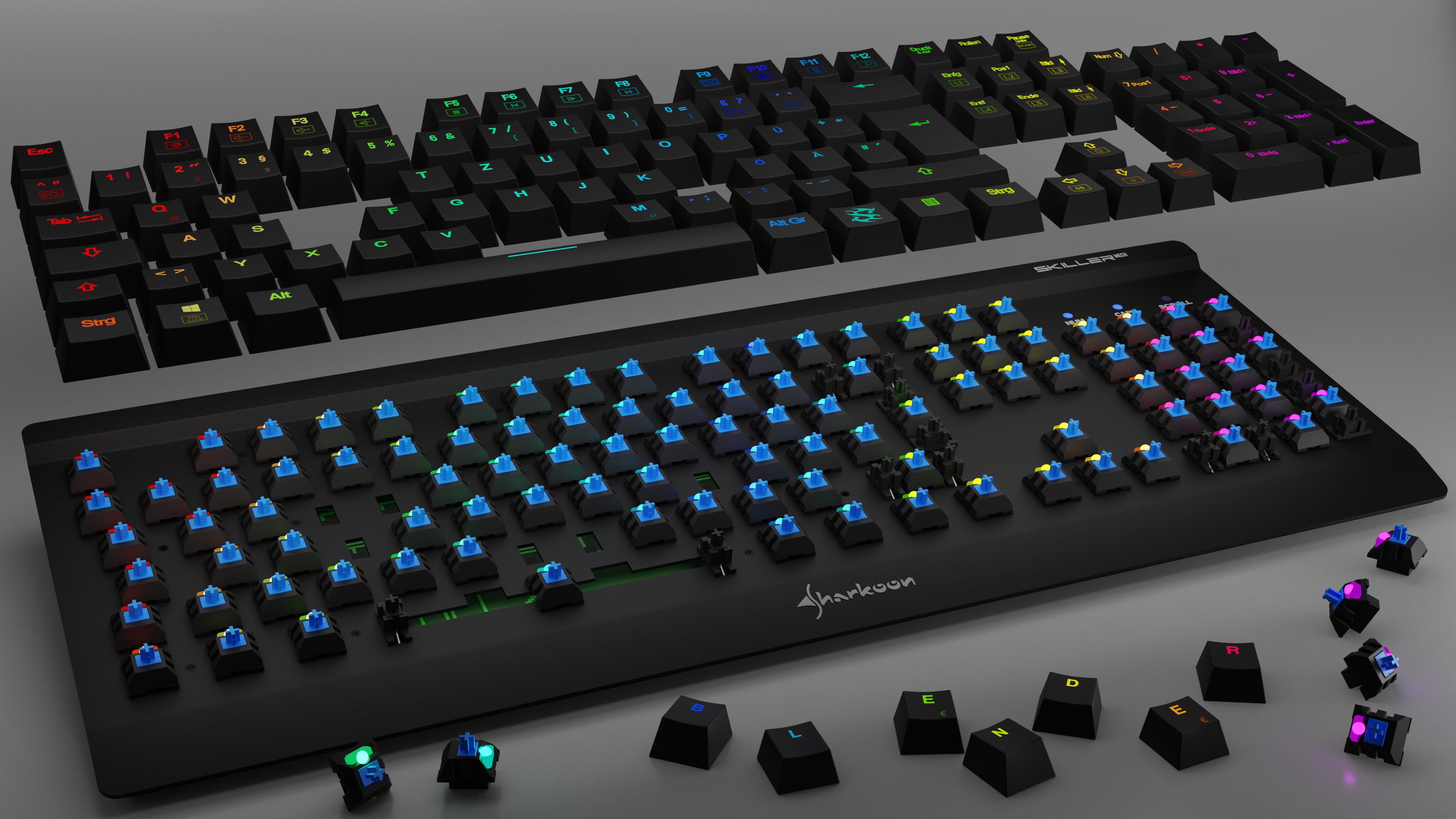 Sharkoon Skiller Mech Keyboard (illuminated) preview image 5